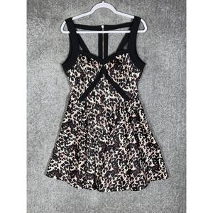 XOXO Sleeveless Sweetheart Skater Dress Womens Juniors Sz 13/14 Stretch Pockets‎